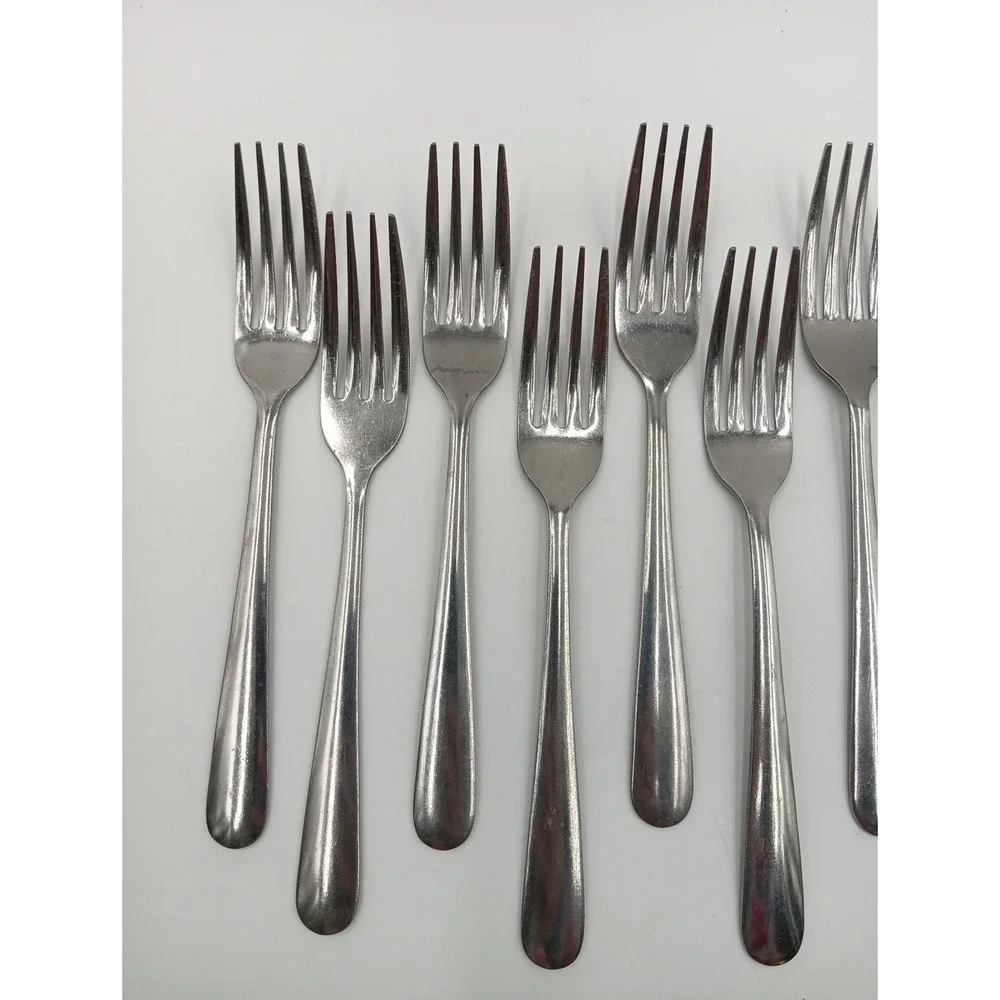 16pc  DELCO 40 &‎ Brandware Stainless Flatware Dinner Forks Restaurant Style